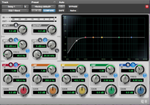 Using a High-Pass filter to tighten up the kick.