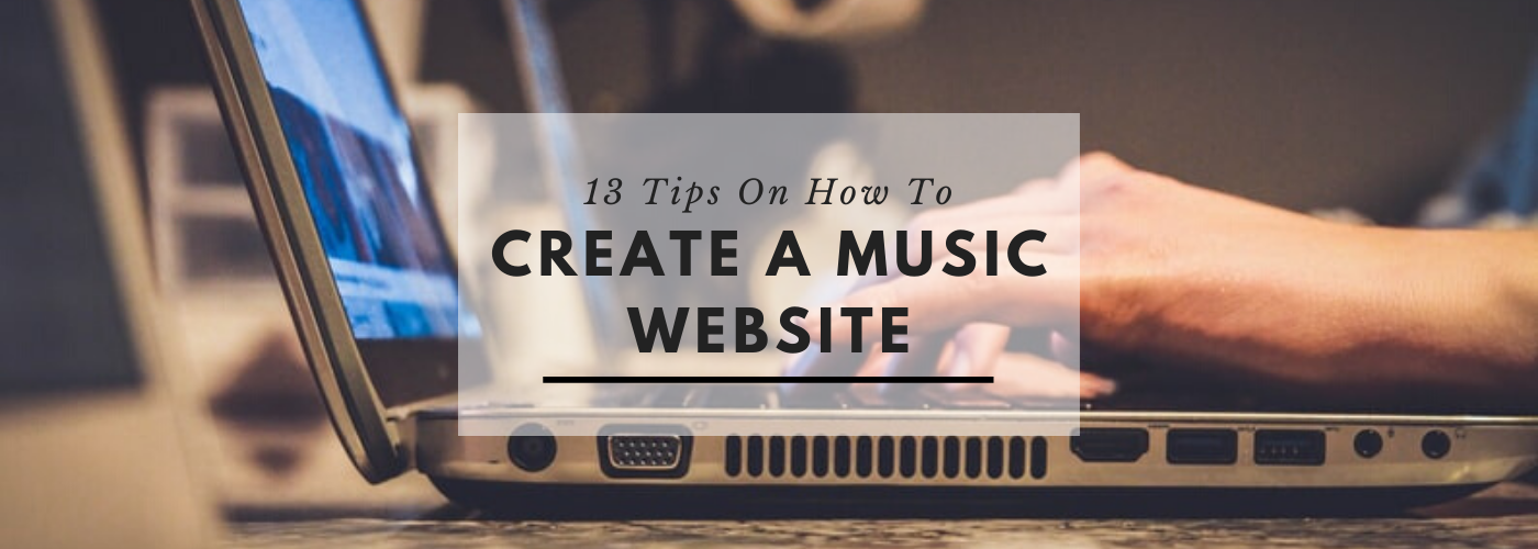How To Create a Music Website Banner